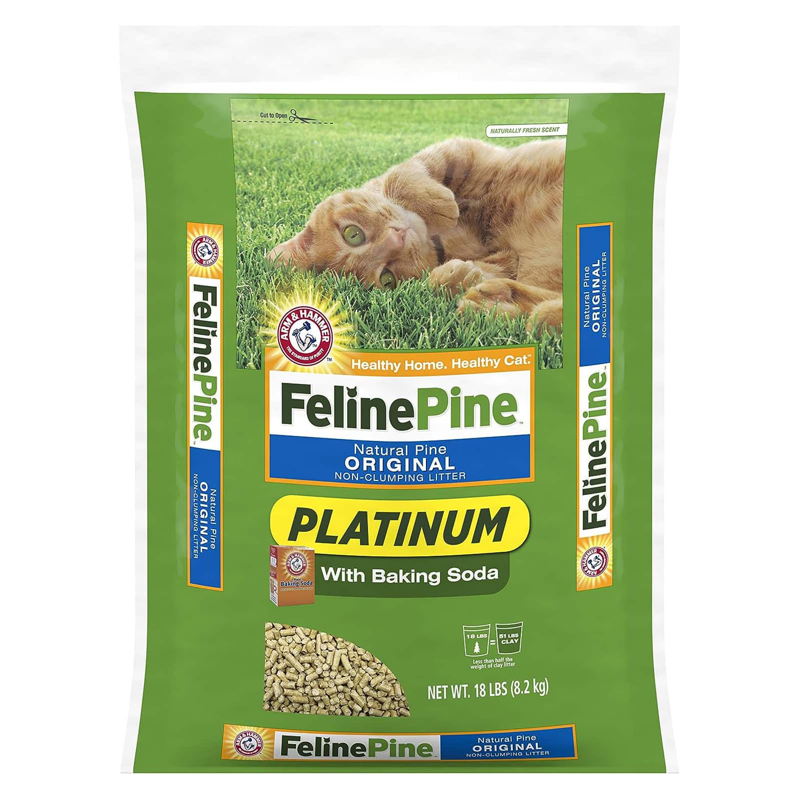 Feline Pine Platinum Non-Clumping Cat Litter