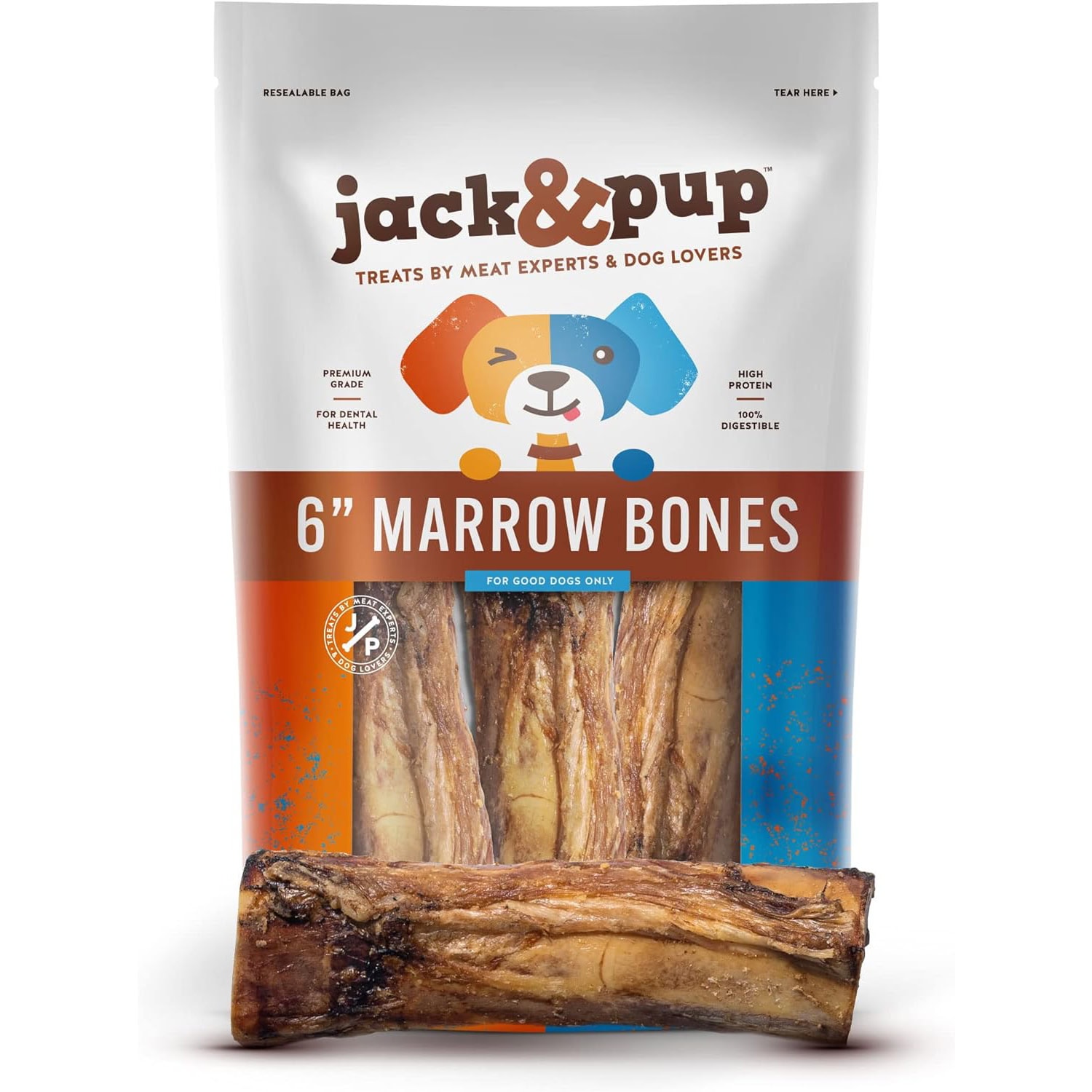 Jack&Pup Beef Marrow Bone Treats