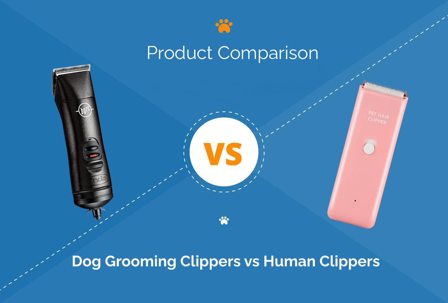 Dog Grooming Clippers vs Human Clippers: The Differences (With Pictures)