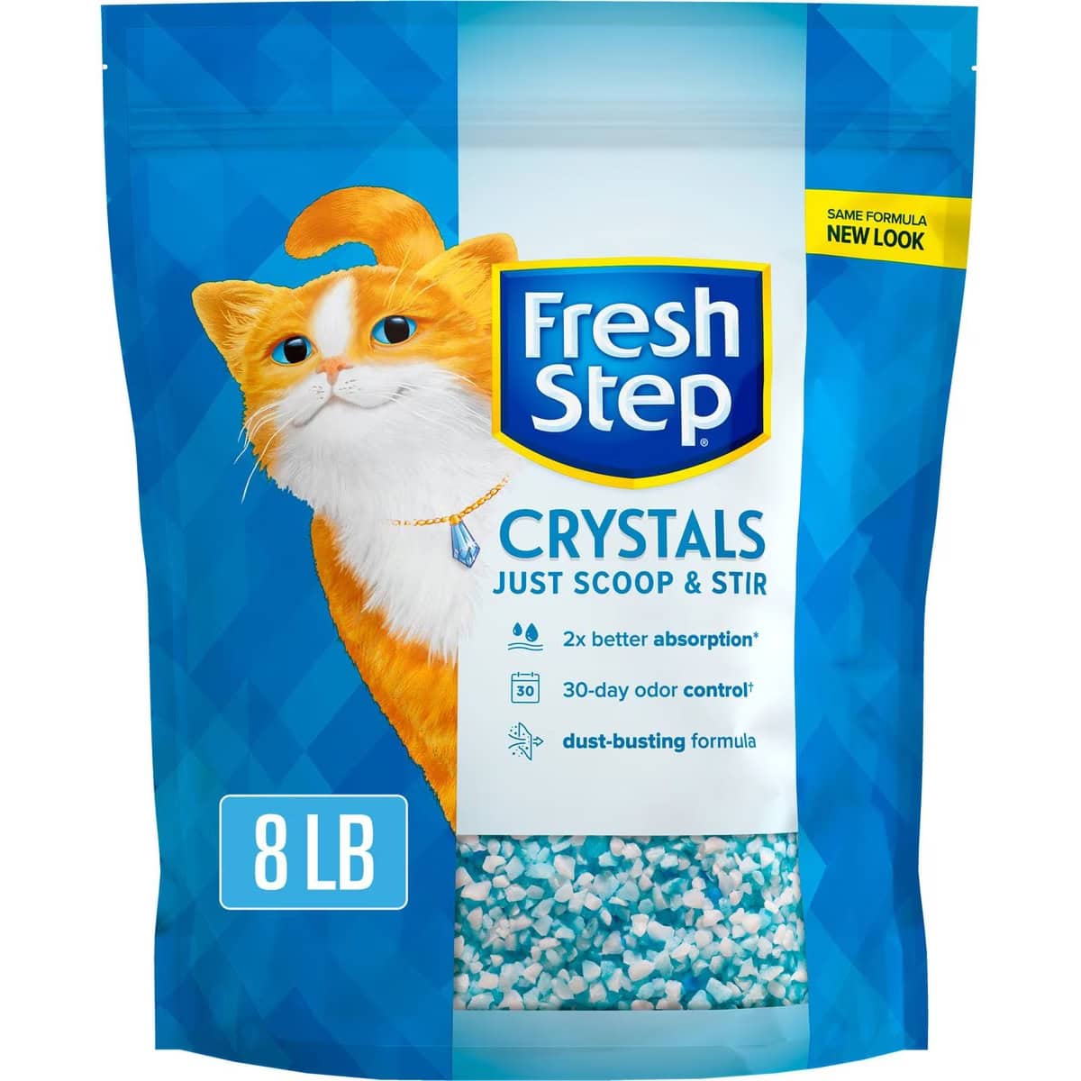 Fresh Step Premium Crystals Scented Non-Clumping Crystal Cat Litter
