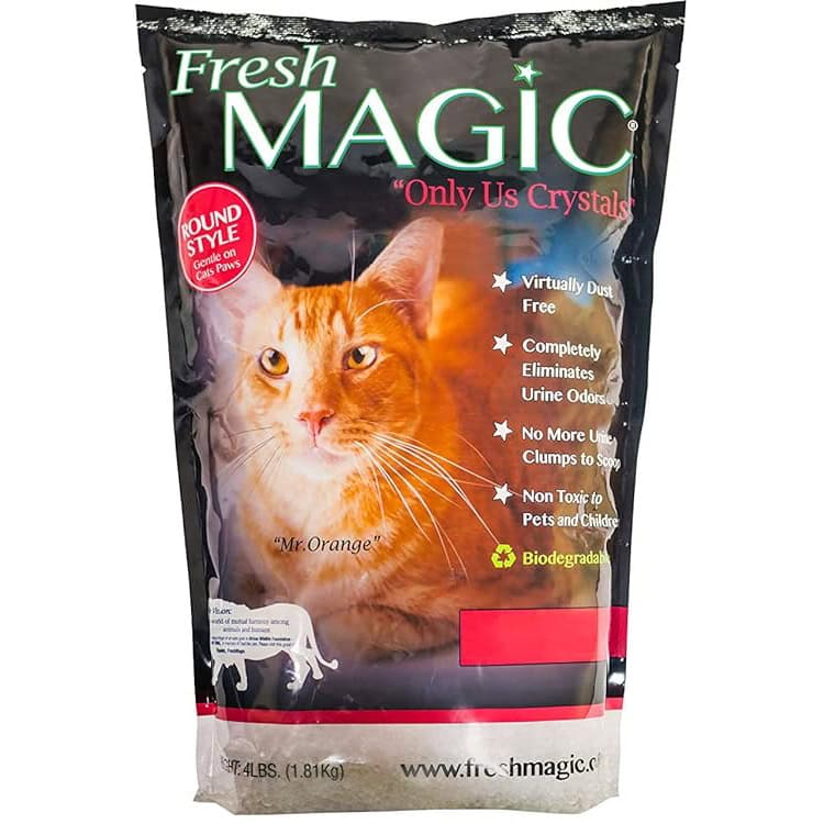 FreshMAGIC Round Style Crystal Cat Litter