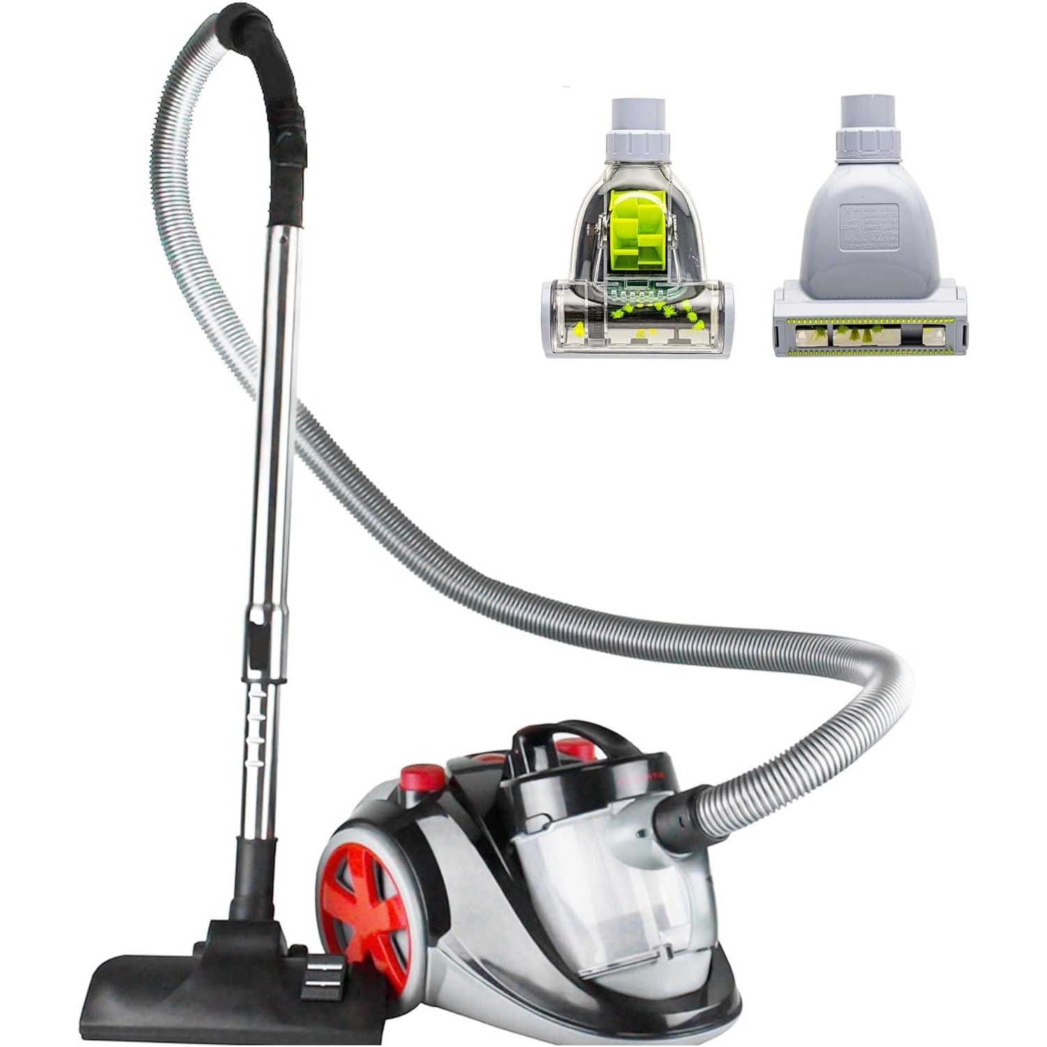 Ovente Electric Bagless Lightweight Canister Vacuum Cleaner