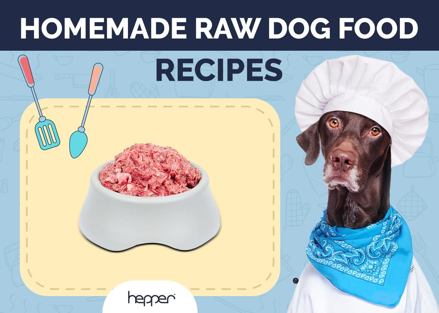 3 Homemade Raw Dog Food Recipes