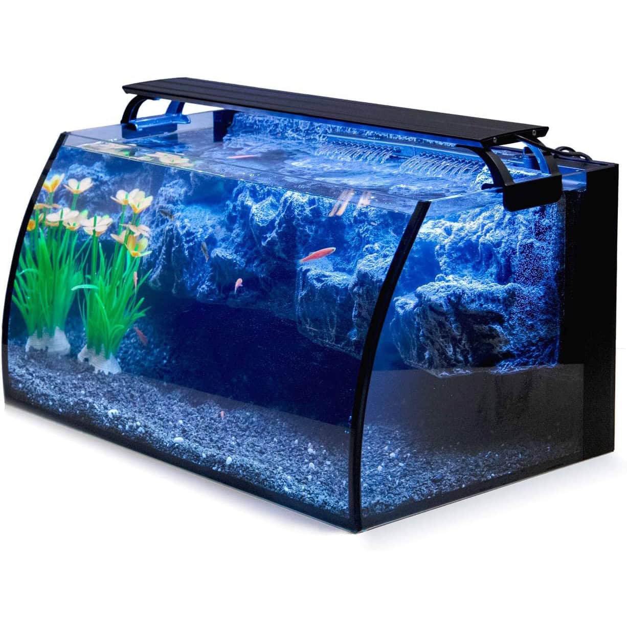 hygger Horizon 8 Gallon LED Glass Aquarium Kit