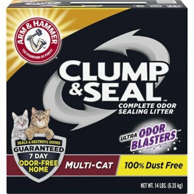 Arm &amp; Hammer Litter Clump &amp; Seal Multi-Cat Scented Clumping Clay Cat Litter