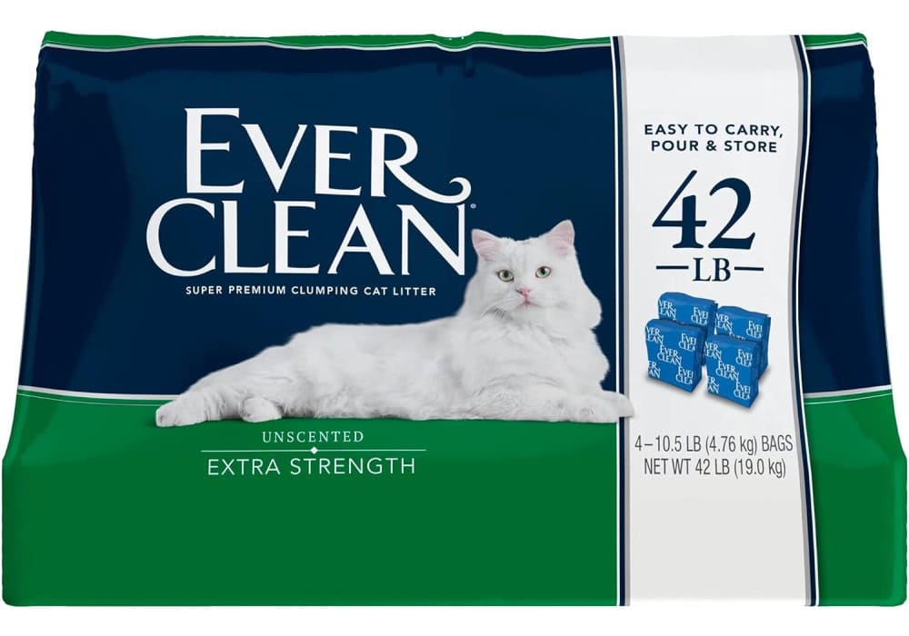 Extra Strength Clumping Unscented Cat Litter