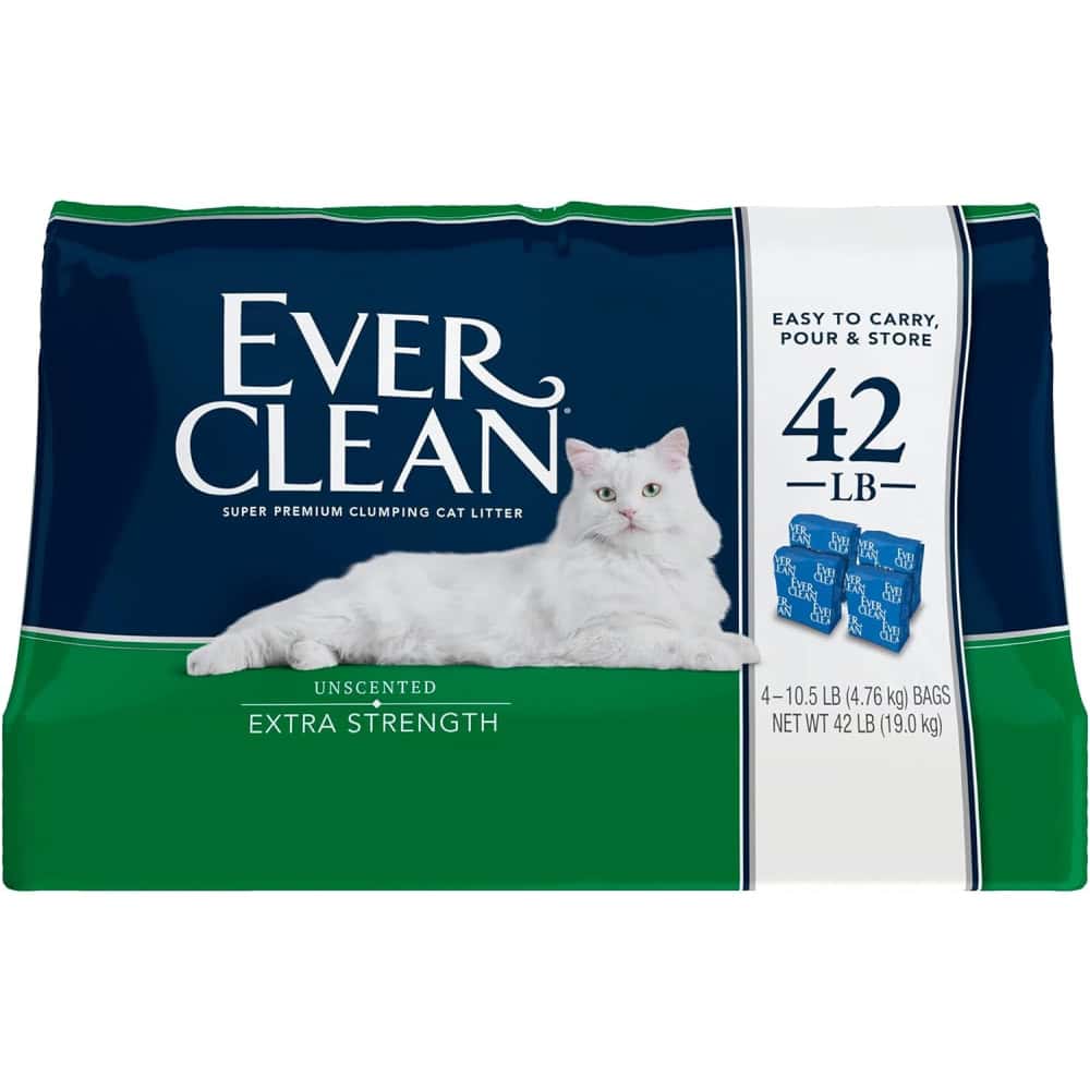 Extra Strength Clumping Unscented Cat Litter