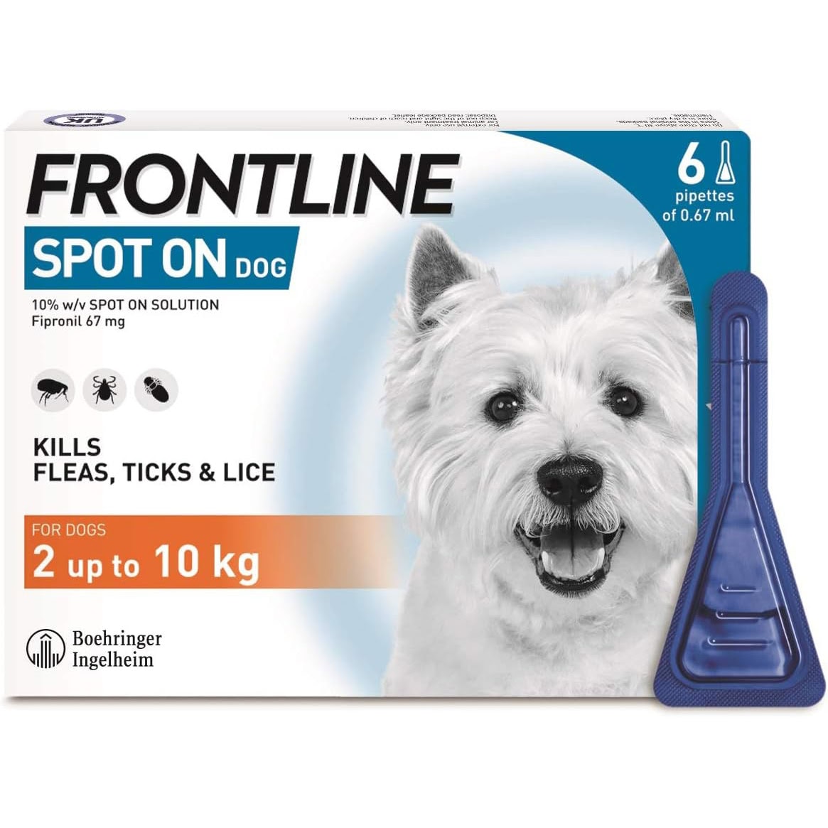 FRONTLINE Spot On Flea & Tick Treatment for Small Dog