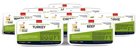 Bella &amp; Duke Working Dog Raw Food