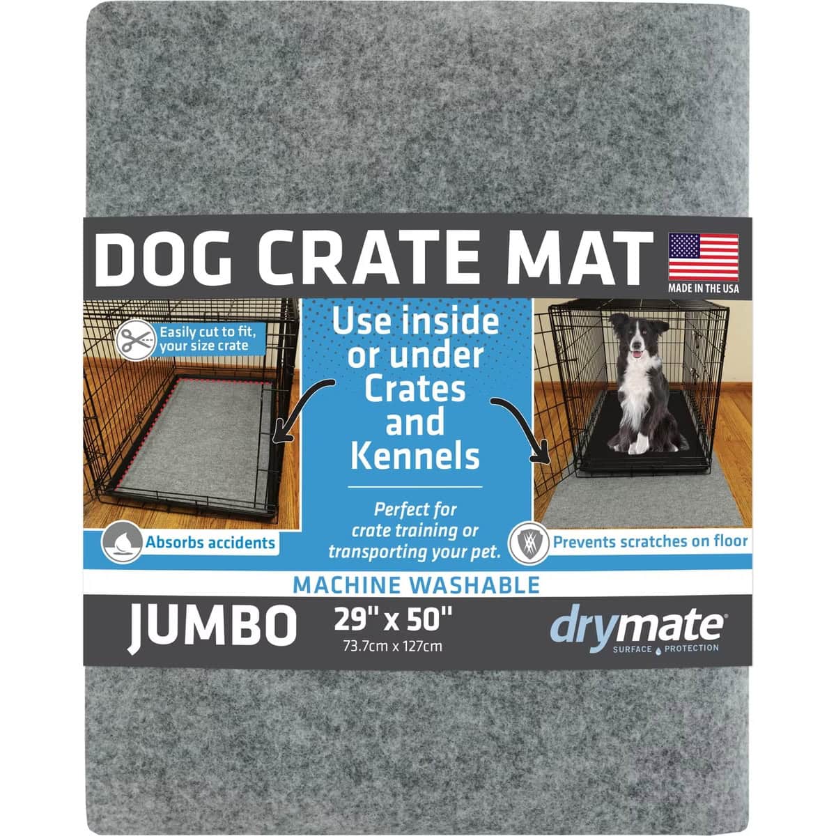 Drymate Dog Crate Mat Protective Liner Square