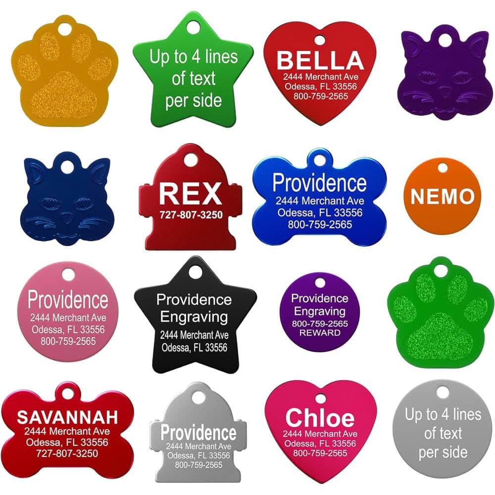 Providence Engraving Pet ID Tags