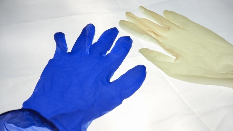 Rubber gloves