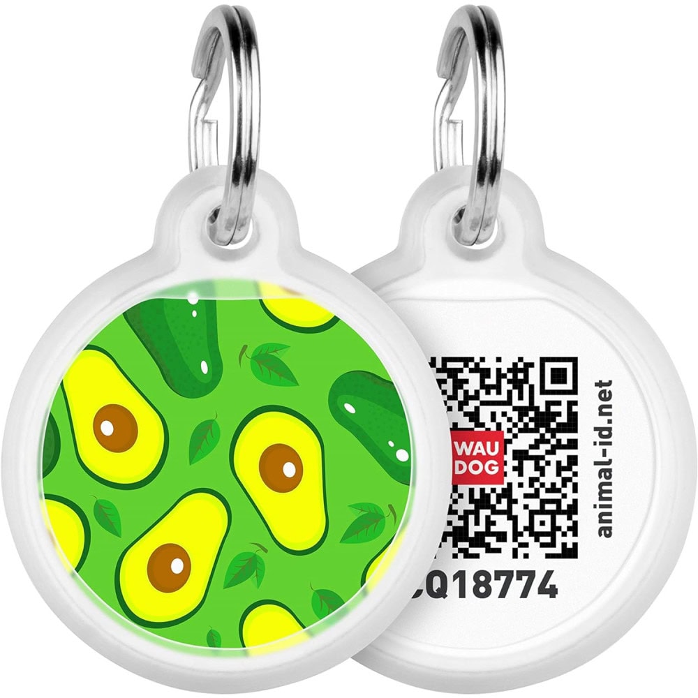 WAUDOG Silicone QR Code Pet ID Tags