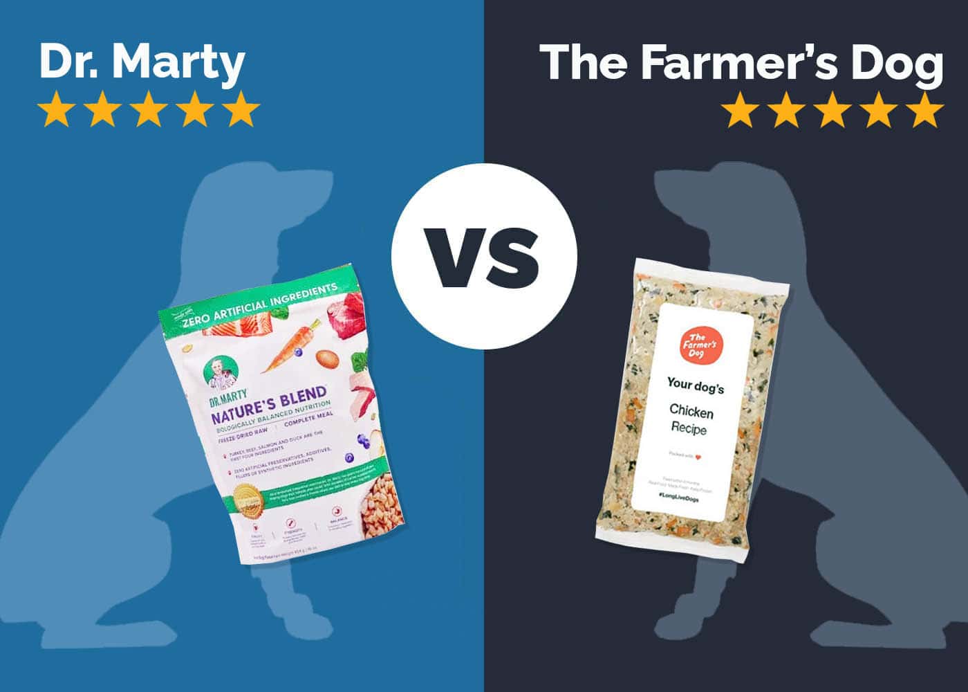 Dr. Marty Dog Food vs The Farmer’s Dog: 2026 Comparison