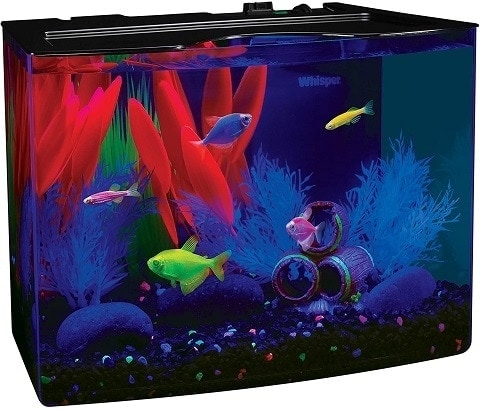 GloFish Aquarium Kit Fish Tank with LED