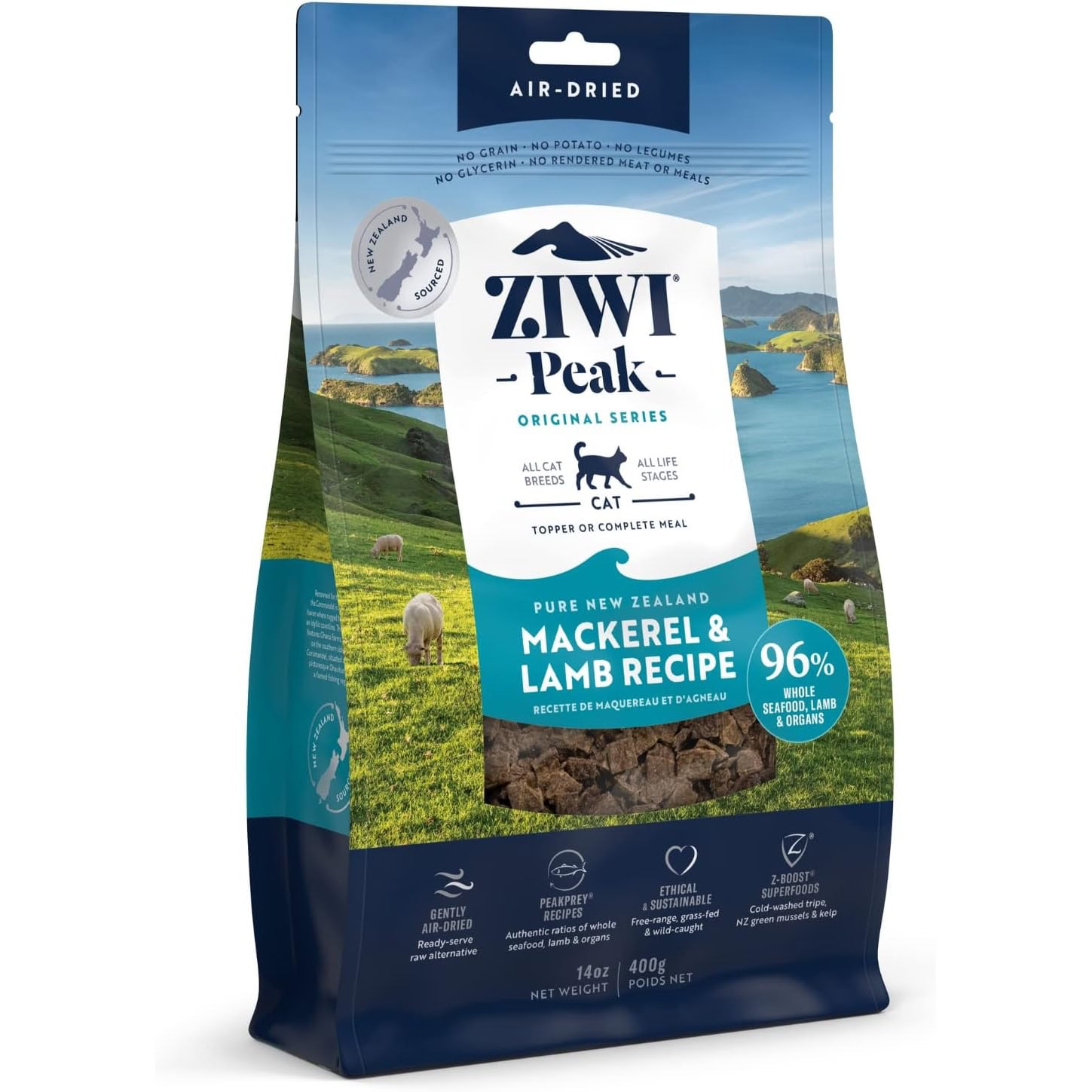 Ziwi Peak Daily Cat Cuisine Mackerel and Lamb Pouches