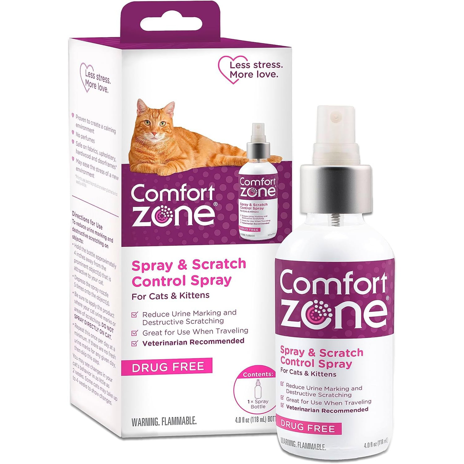 Comfort Zone Spray & Scratch Control Spray