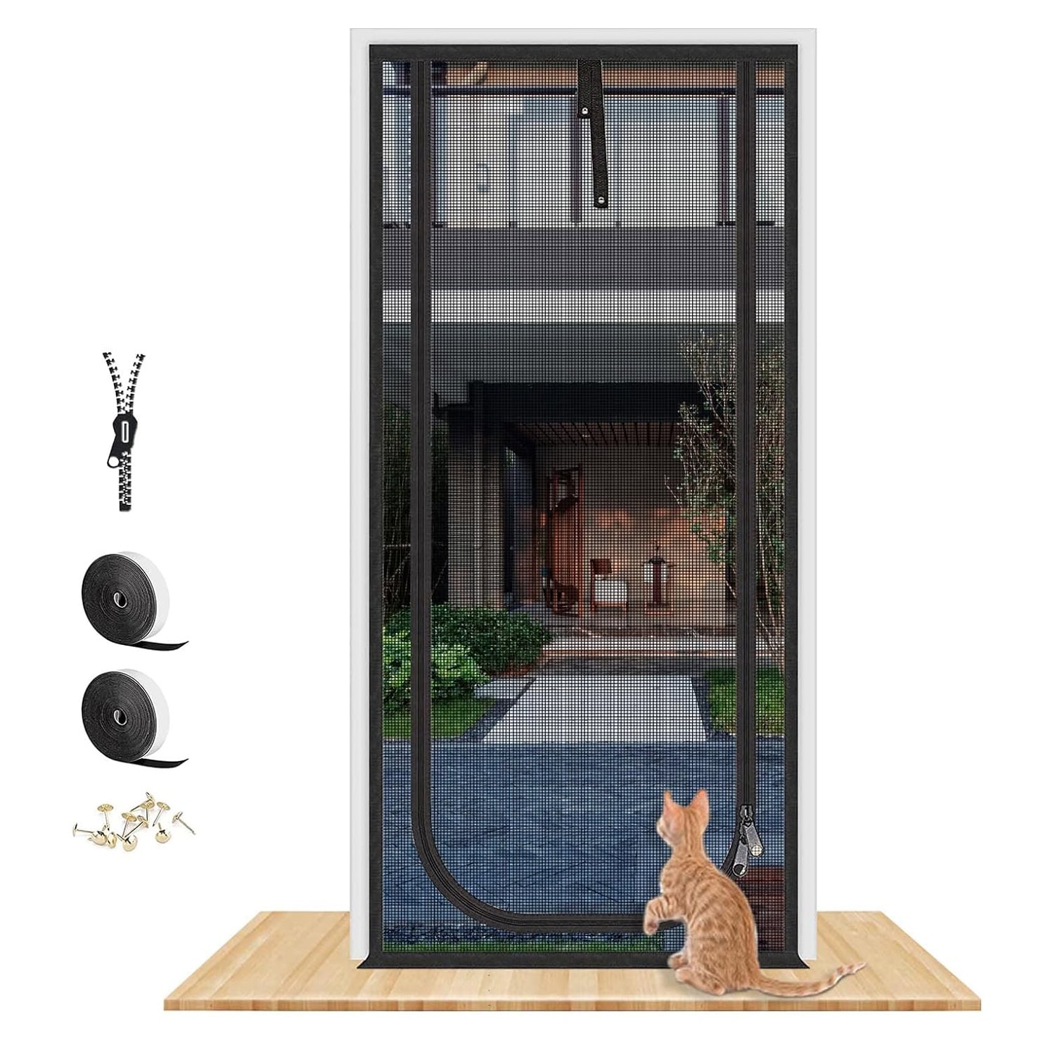 QWR Upgraded Pet Screen Door