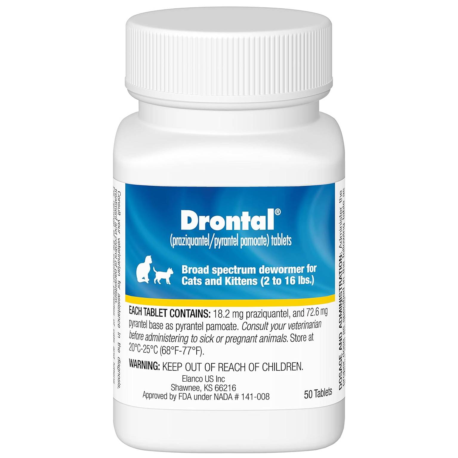Drontal for Cats Broad Spectrum Dewormer