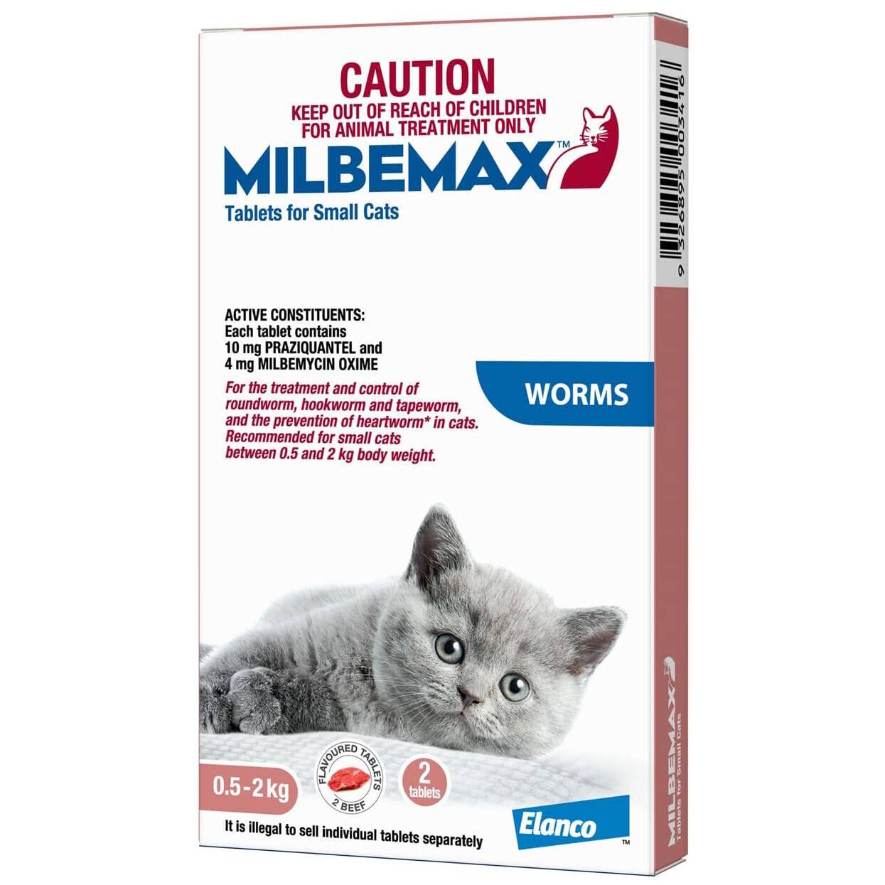 Milbemax AllWormer for Small Cats