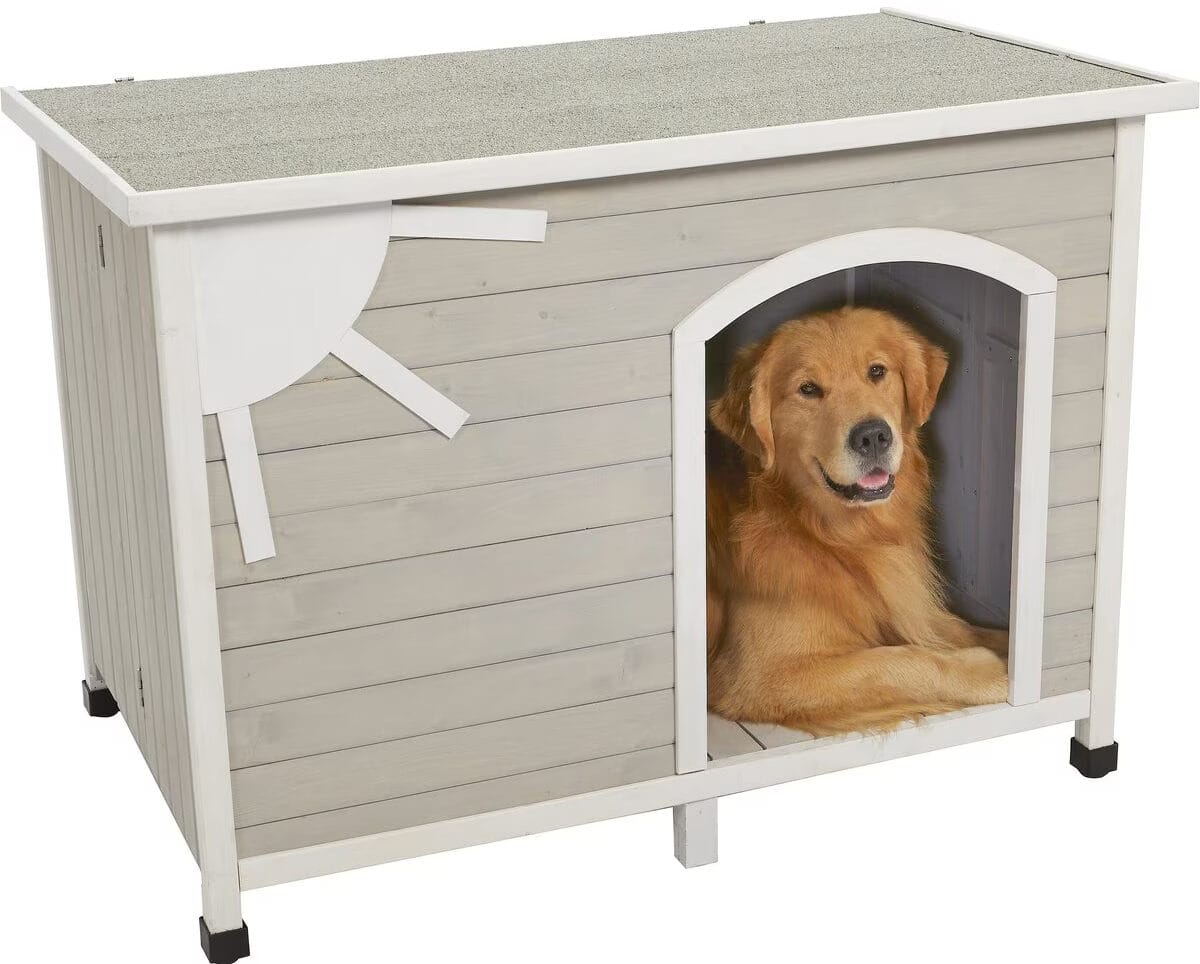 MidWest Eillo Folding Outdoor Wood Dog House