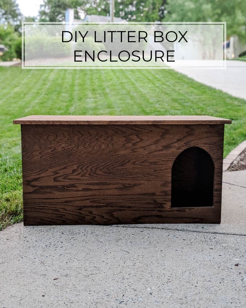 DIY Litter Box Enclosure and Seating