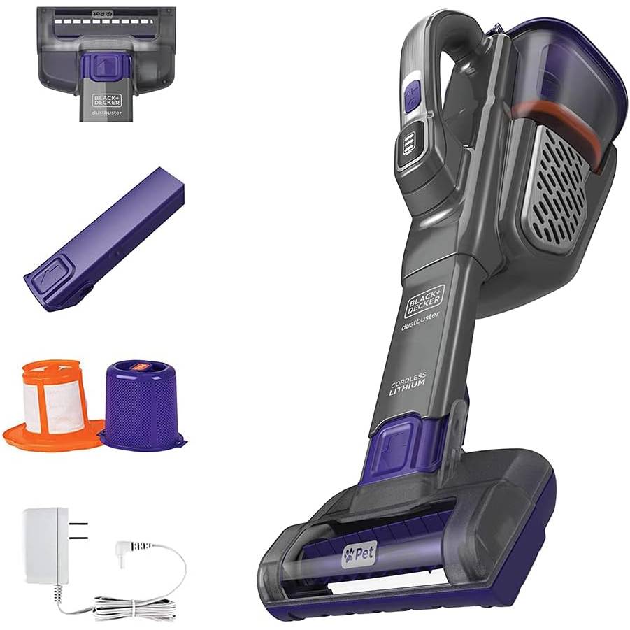 Black + Decker Furbuster Cordless Handheld Vacuum for Pets