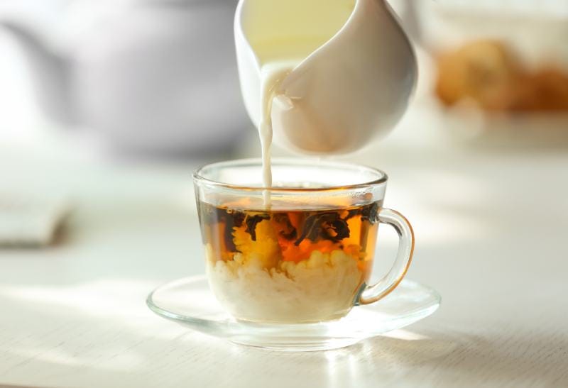 Catnip Tea with Milk