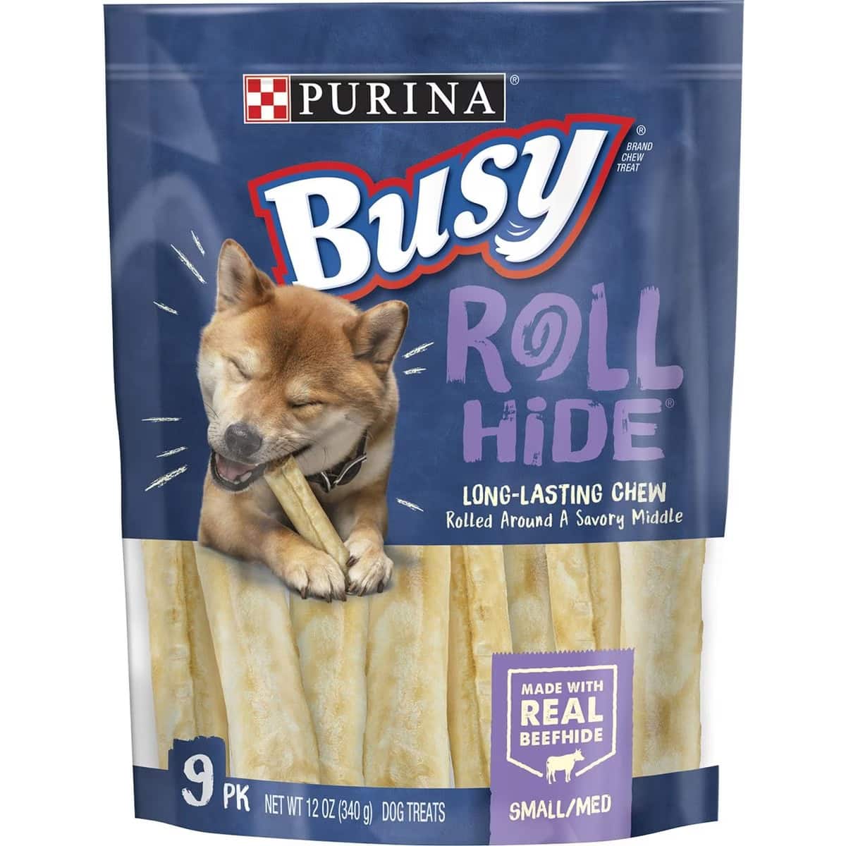 Busy Bone Rollhide Small/Medium Dog Treats