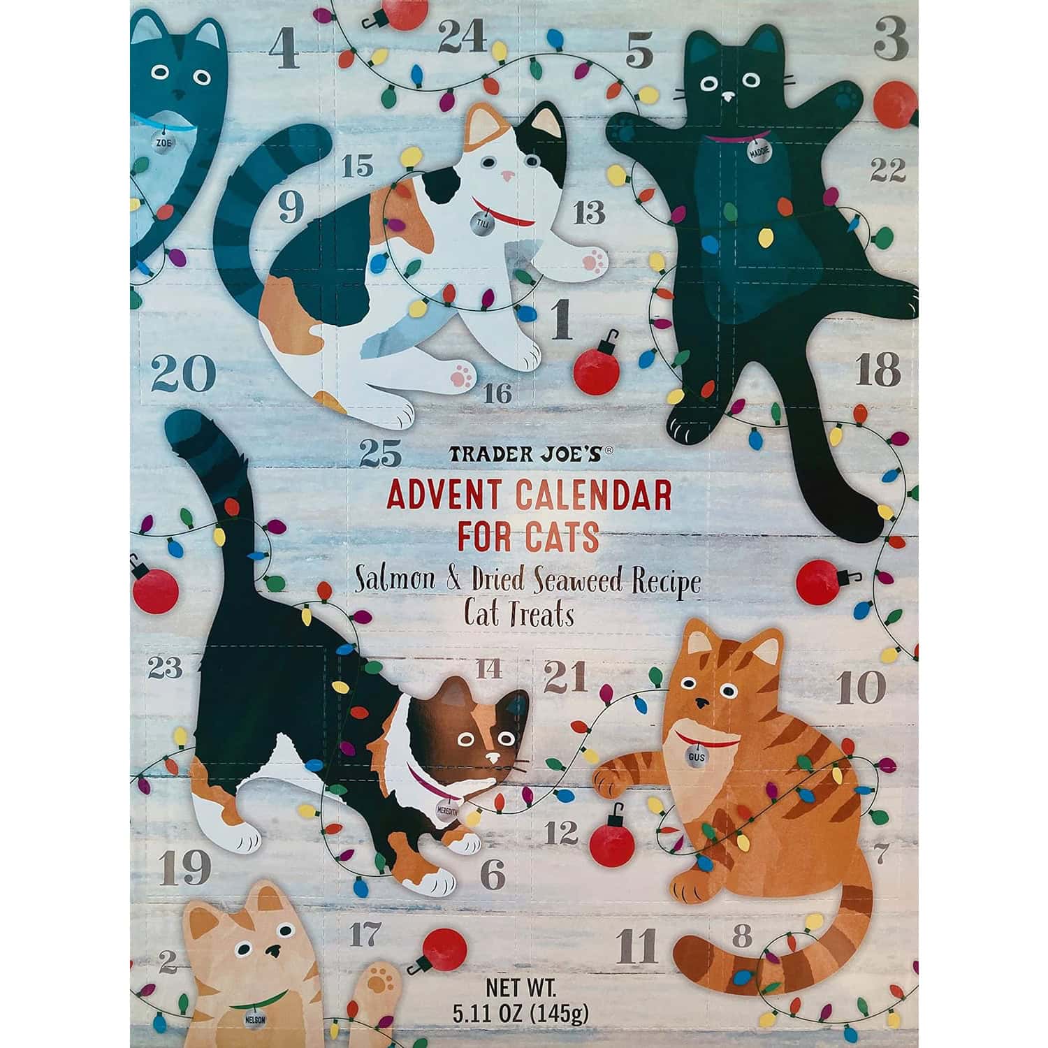 Trader Joe’s Advent Calendar for Cats